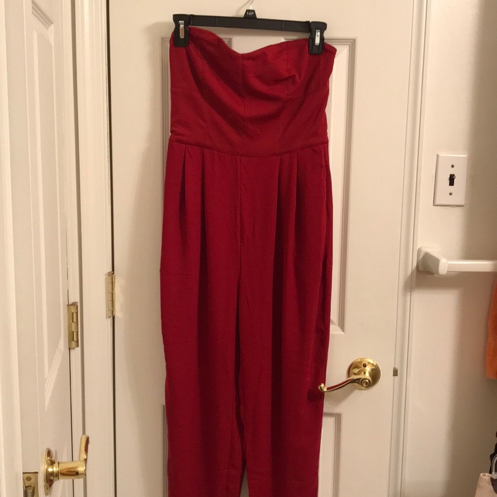 Strapless Pants Romper